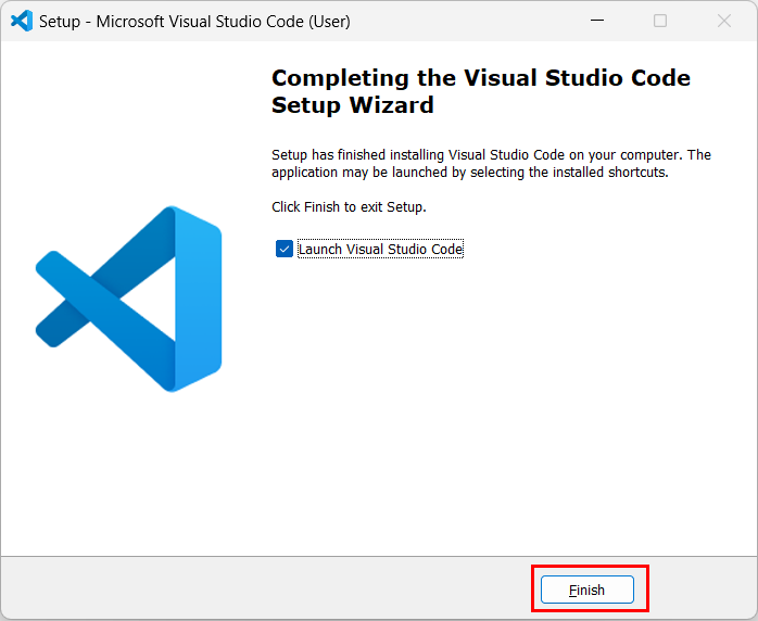 step7 vscode setup complete installation and launch vscode
