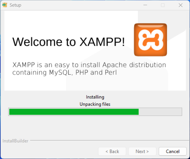 XAMPP Installation Process Step6