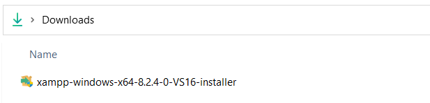 XAMPP Setup exe