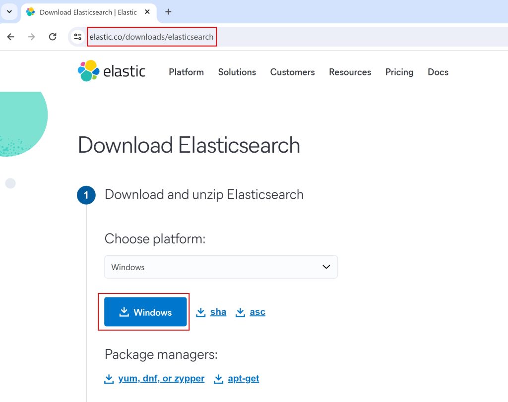 Download Elasticsearch